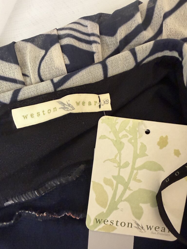 NWT Navy & White Weston Wear Tube Top
