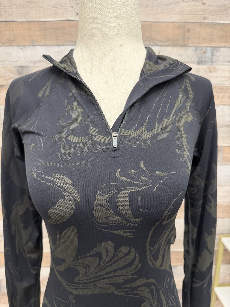 Black & Brown Athleta Quarter-zip