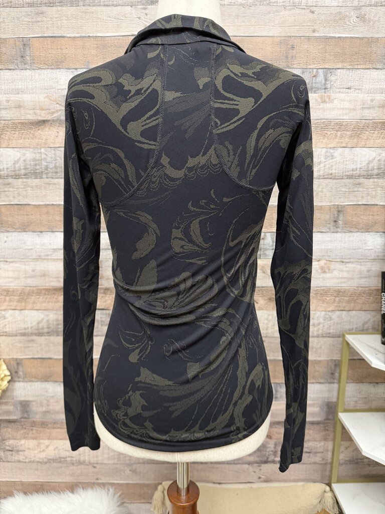 Black & Brown Athleta Quarter-zip