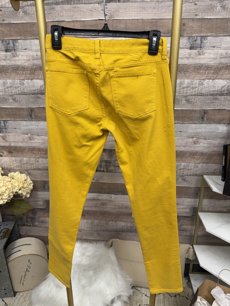 Yellow J.Crew Toothpick Skinny Jeans