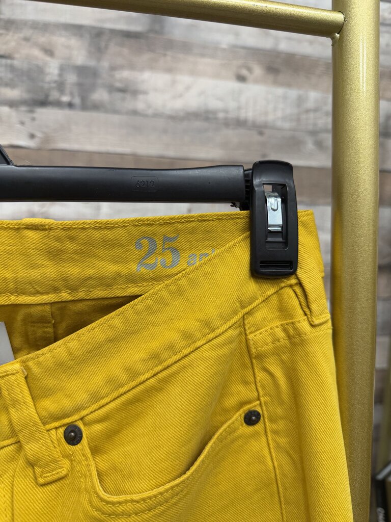 Yellow J.Crew Toothpick Skinny Jeans