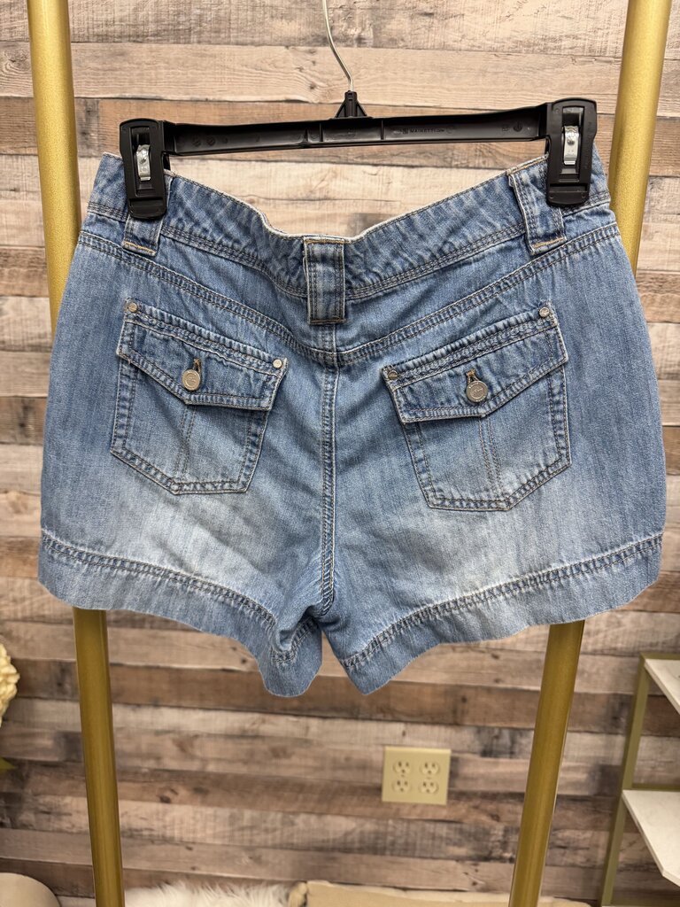 Cotton Denim Shorts White House Black Market