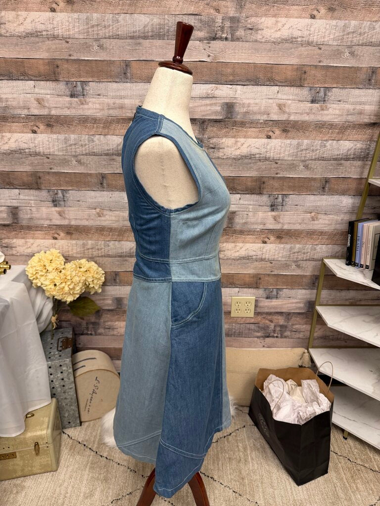 Denim Midi Dress Holding Horses For Anthropology