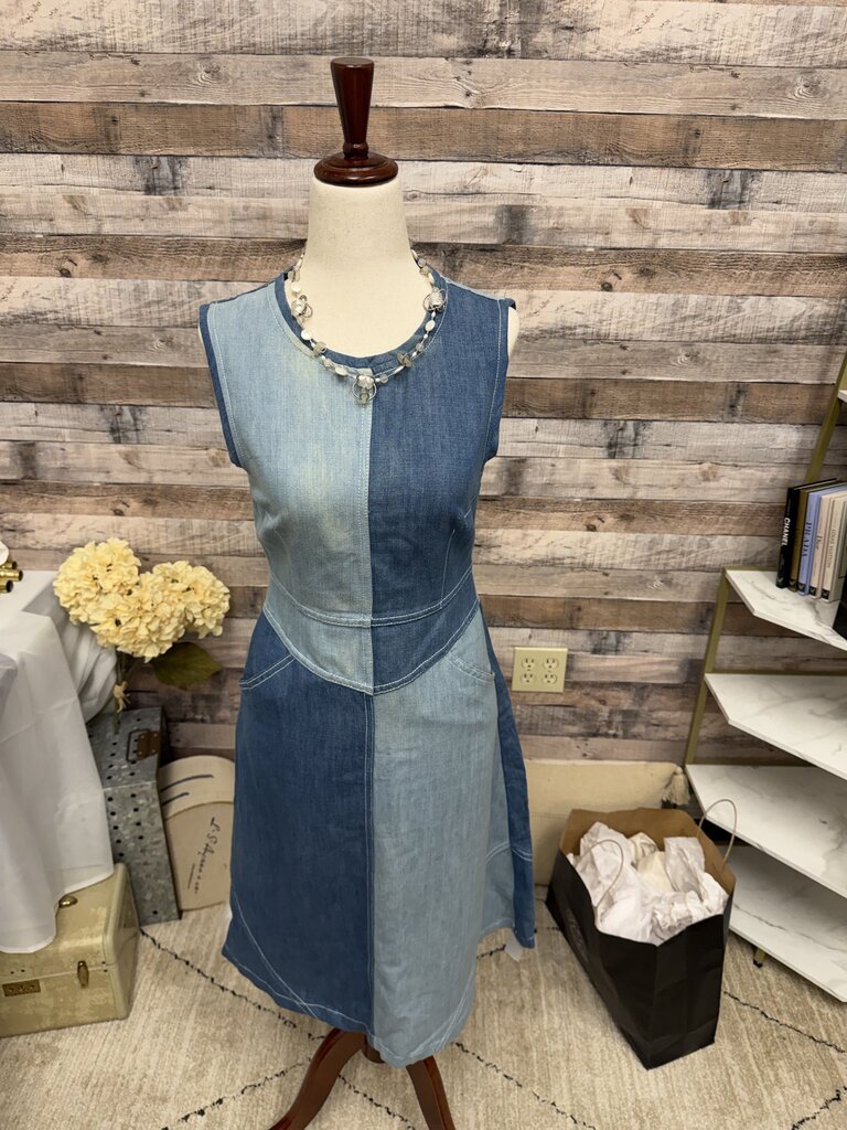 Denim Midi Dress Holding Horses For Anthropology