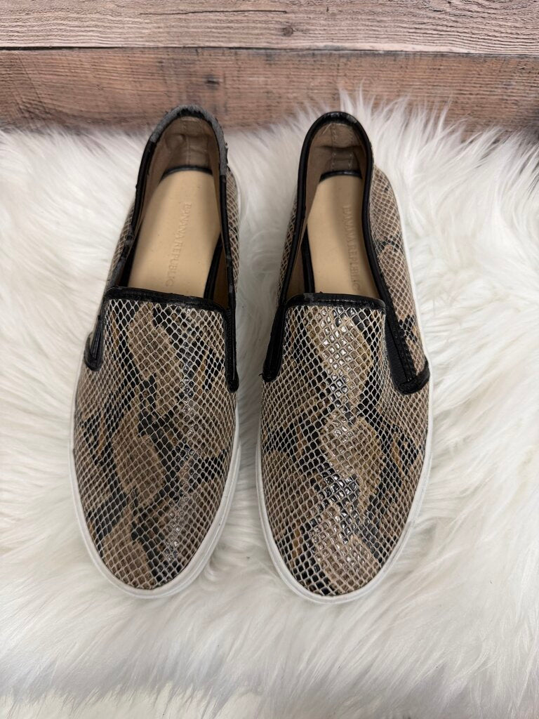 Leather Slip-On Sneakers, Banana Republic, Snake Print
