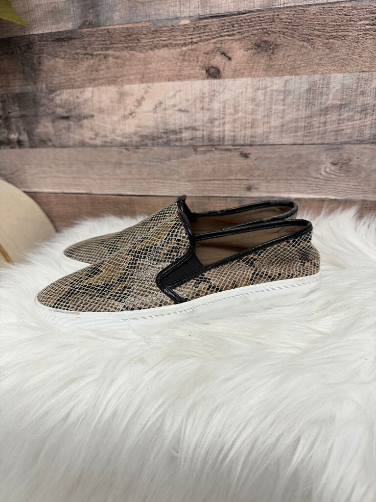 Leather Slip-On Sneakers, Banana Republic, Snake Print