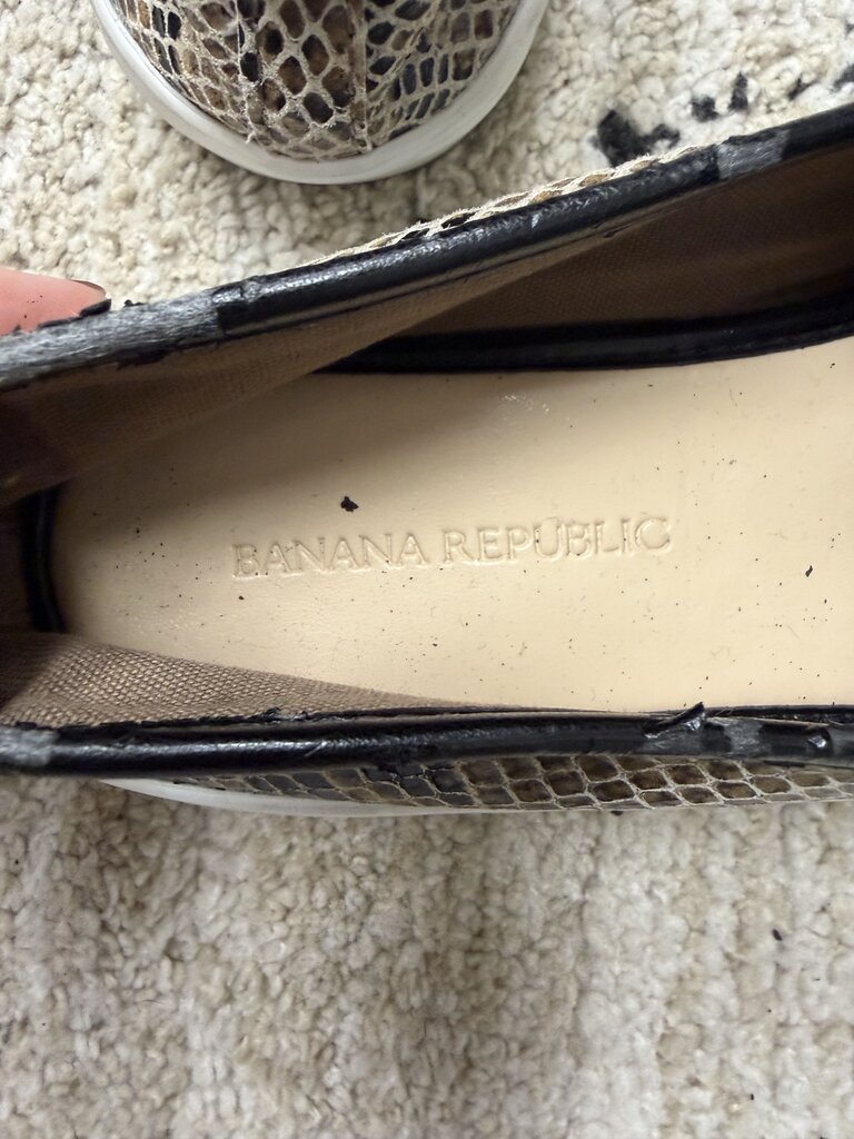 Leather Slip-On Sneakers, Banana Republic, Snake Print