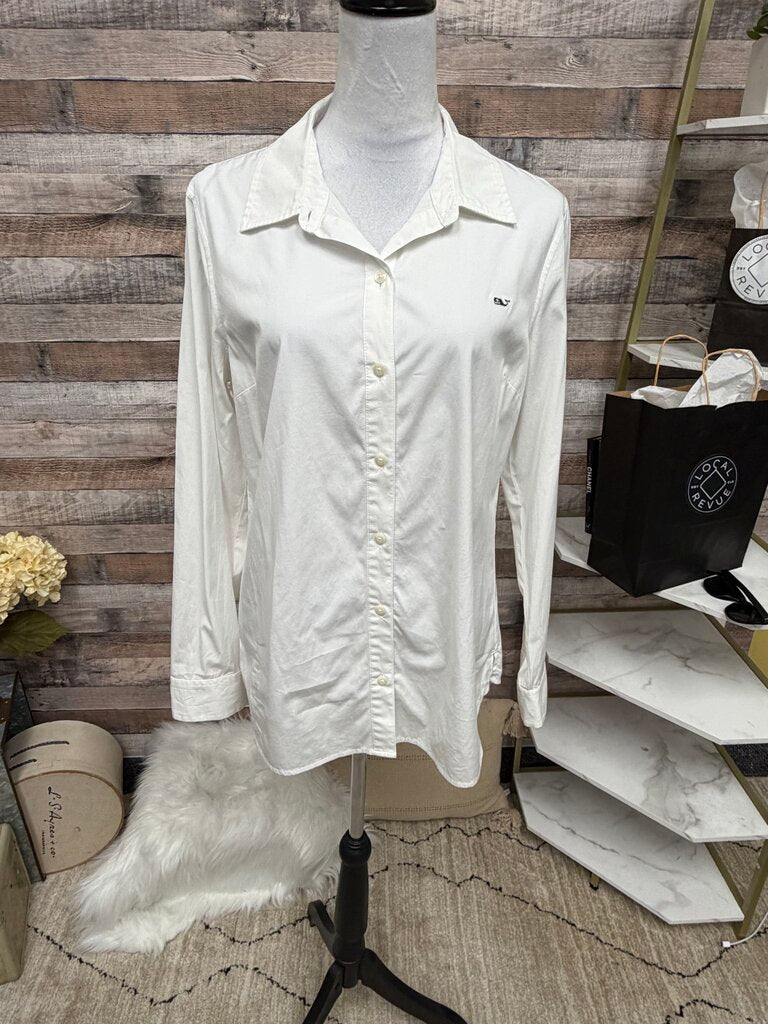 Vineyard Vines White Button-Down Shirt