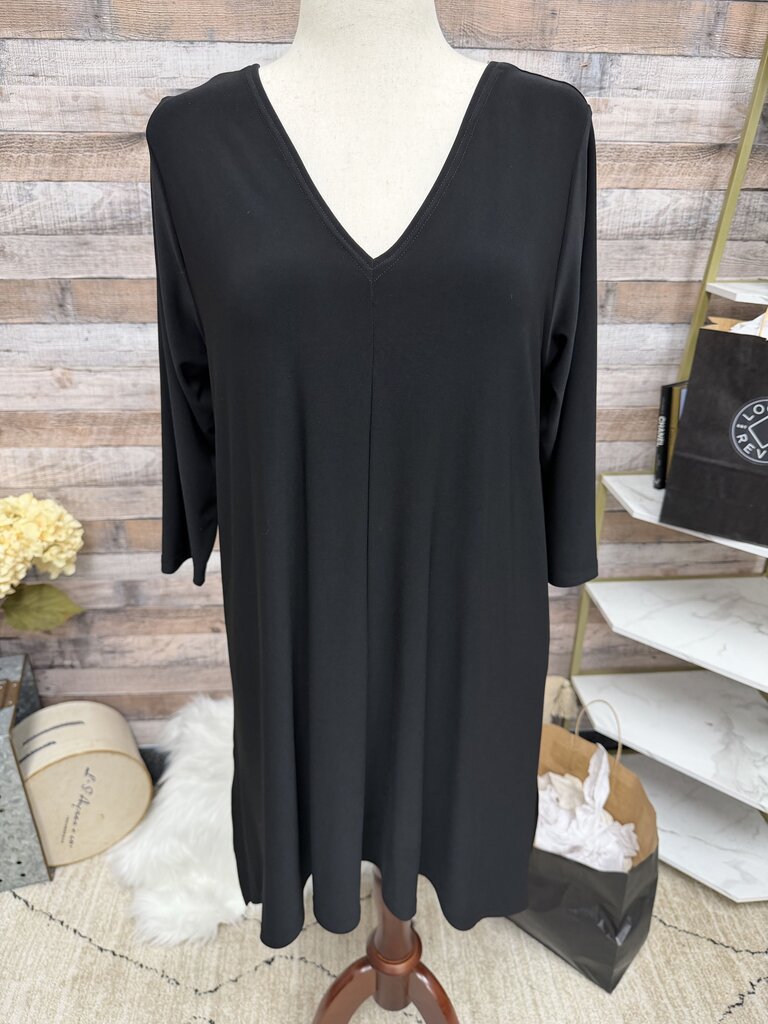 NWT Black Sympli 3/4 Sleeve Tunic Dress