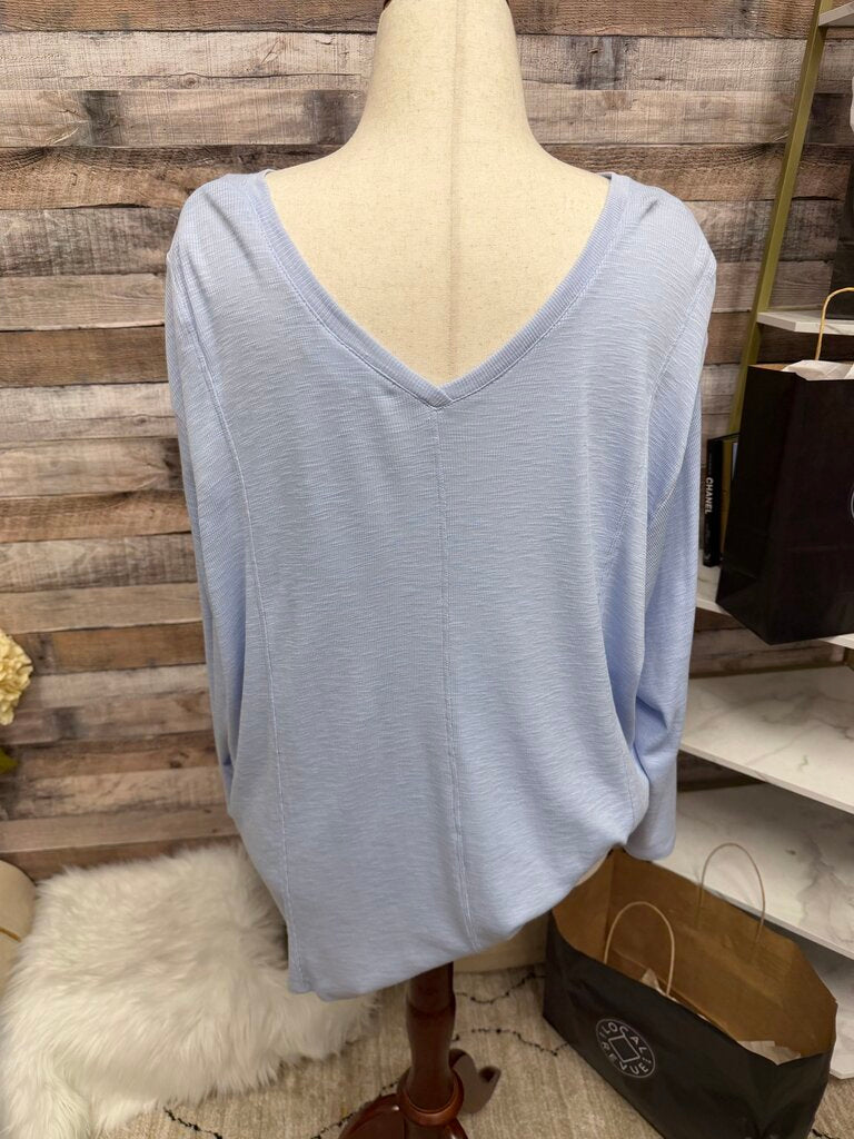NWT J. Jill Cotton Blend Long Sleeve V-Neck T-Shirt
