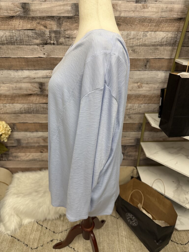 NWT J. Jill Cotton Blend Long Sleeve V-Neck T-Shirt