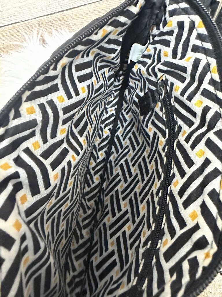 Vera Bradley Black Quilted Clutch Crossbody