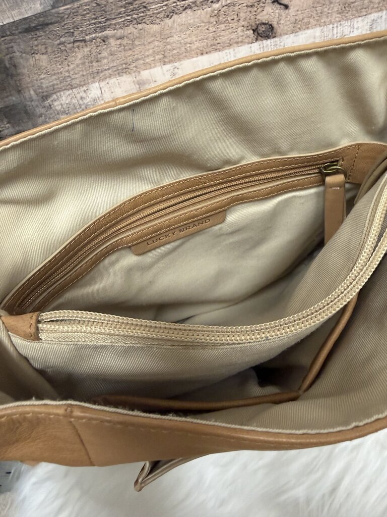 Lucky Brand Tan Leather Backpack
