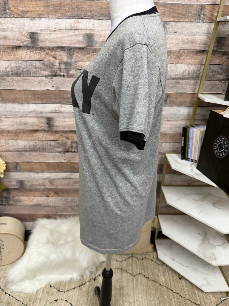 Rocky Grey Cotton-Blend T-shirt