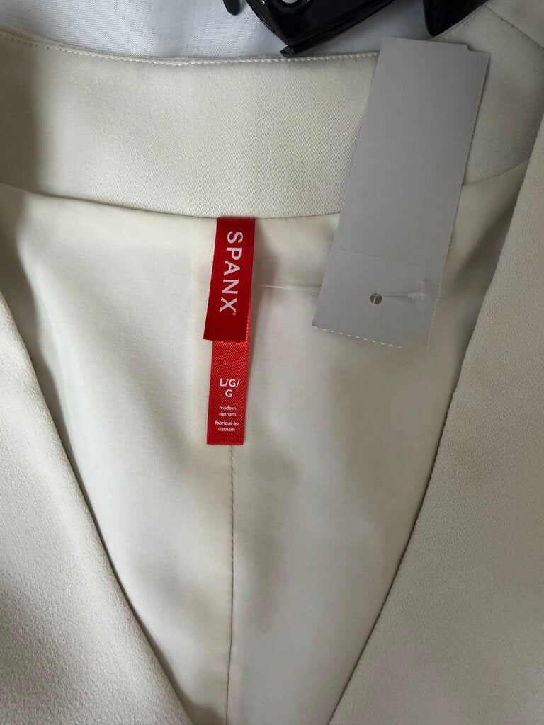 Spanx Cream Button Down Vest