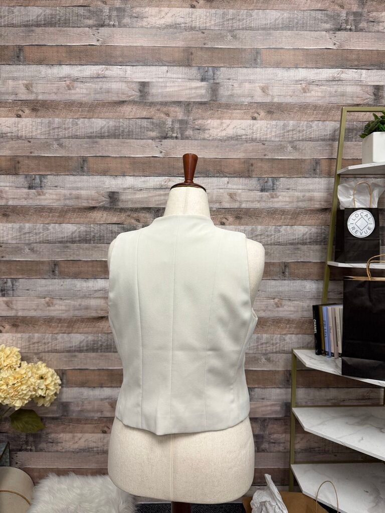 Spanx Cream Button Down Vest