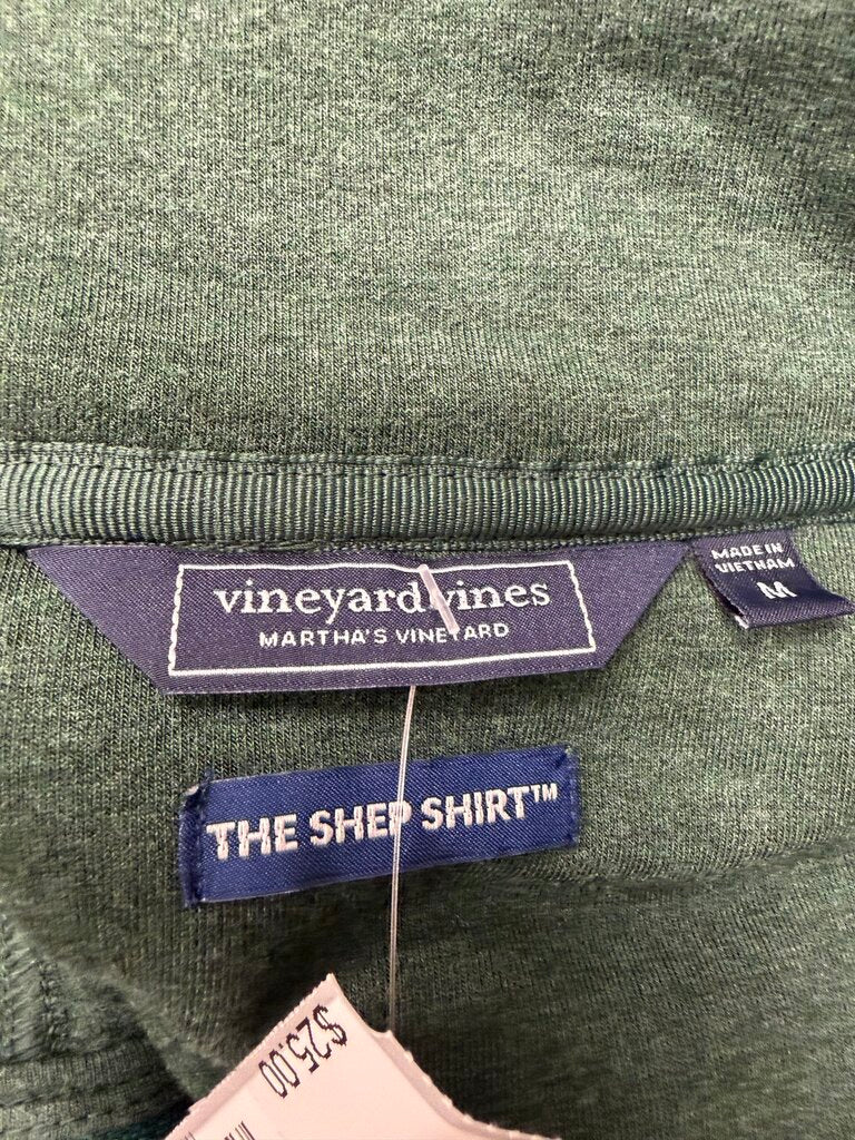 Vineyard Vines Green Fleece Pullover