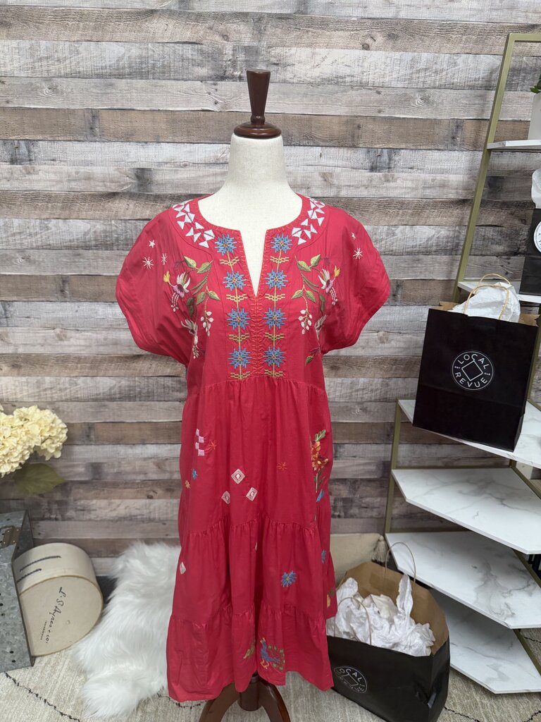 Johny Was Workshop Floral Embroidered Tunic