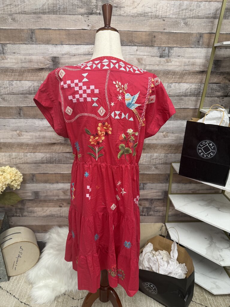 Johny Was Workshop Floral Embroidered Tunic