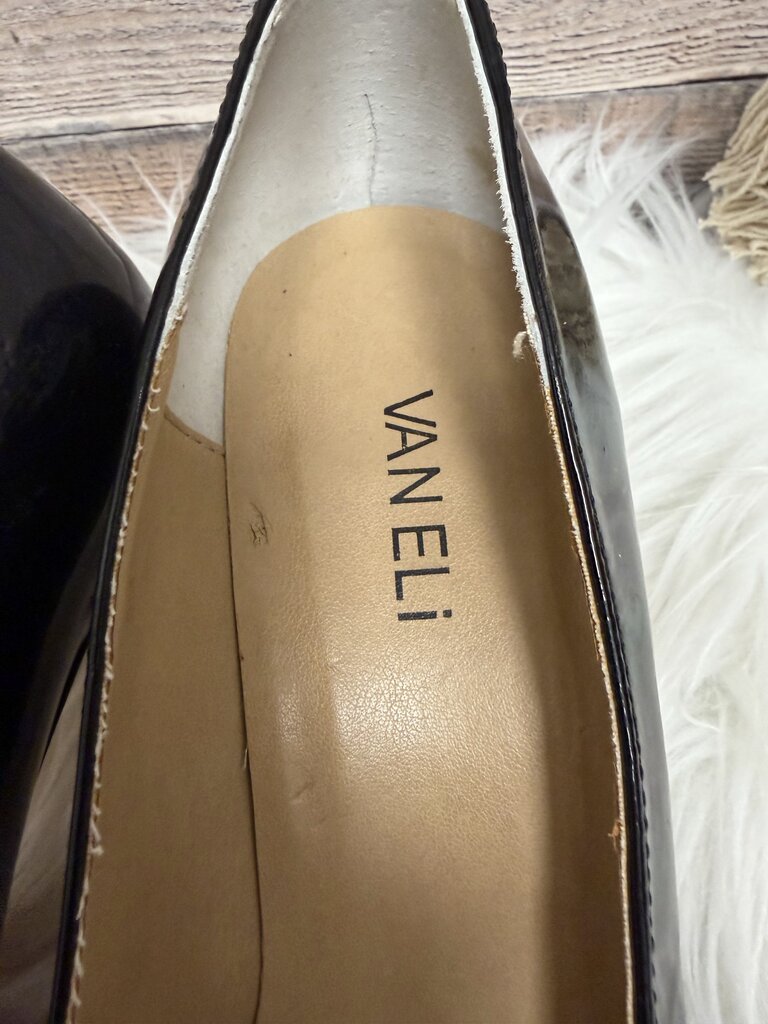 VANELi Black Leather Pumps
