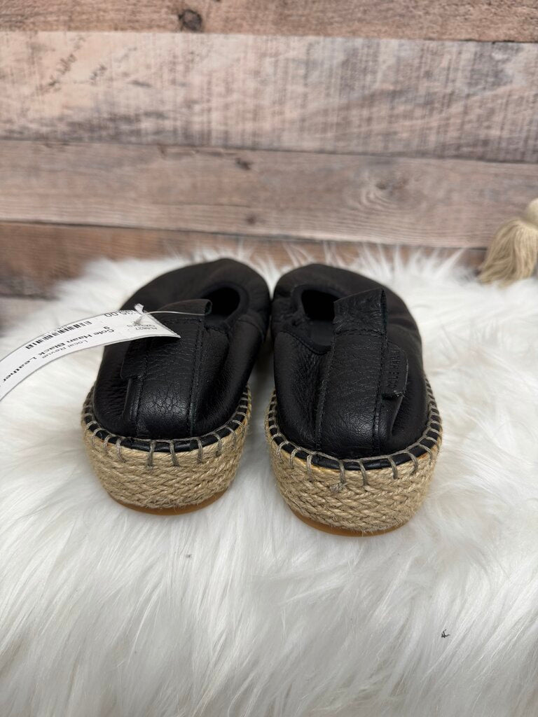 Cole Haan Black Leather Flats