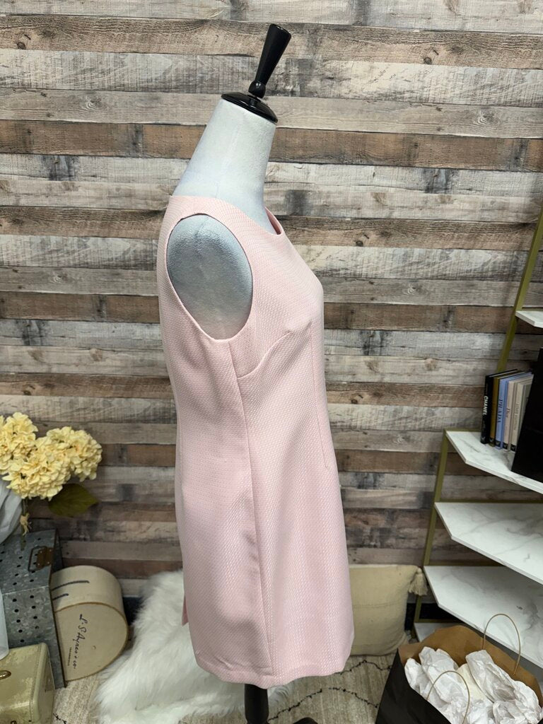 Kasper Pink Sheath Sleeveless Dress