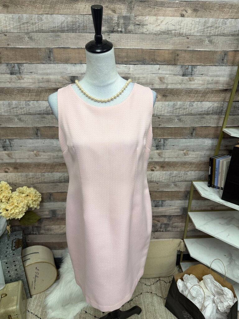 Kasper Pink Sheath Sleeveless Dress