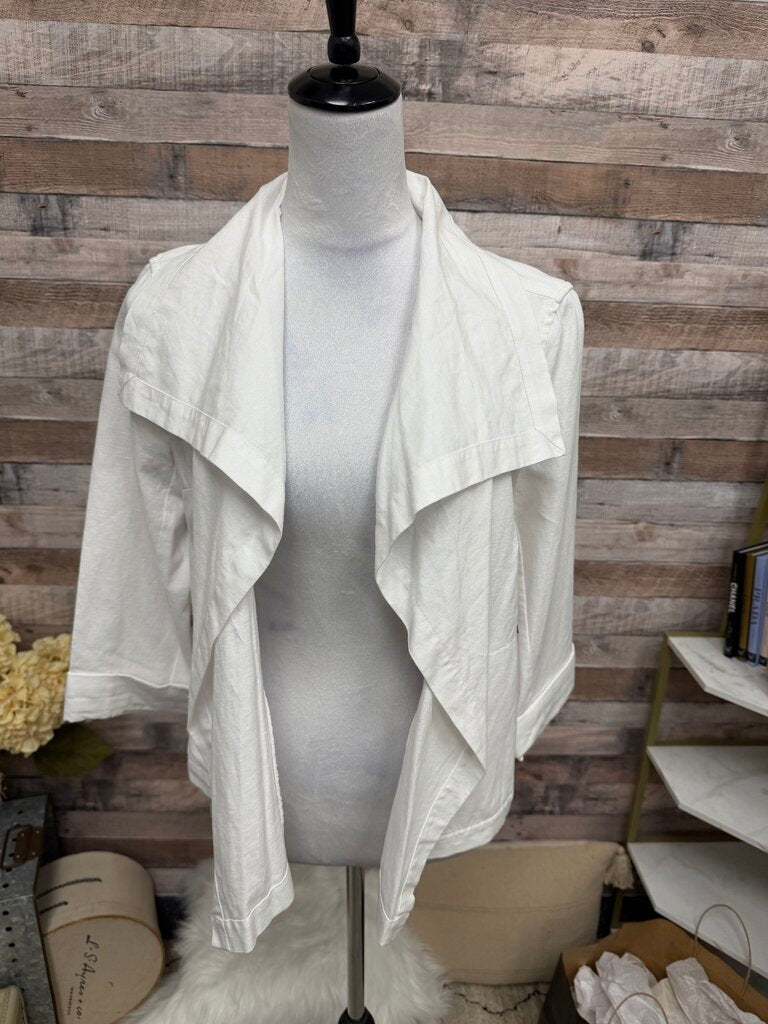 NWT Westbound White Linen Jacket