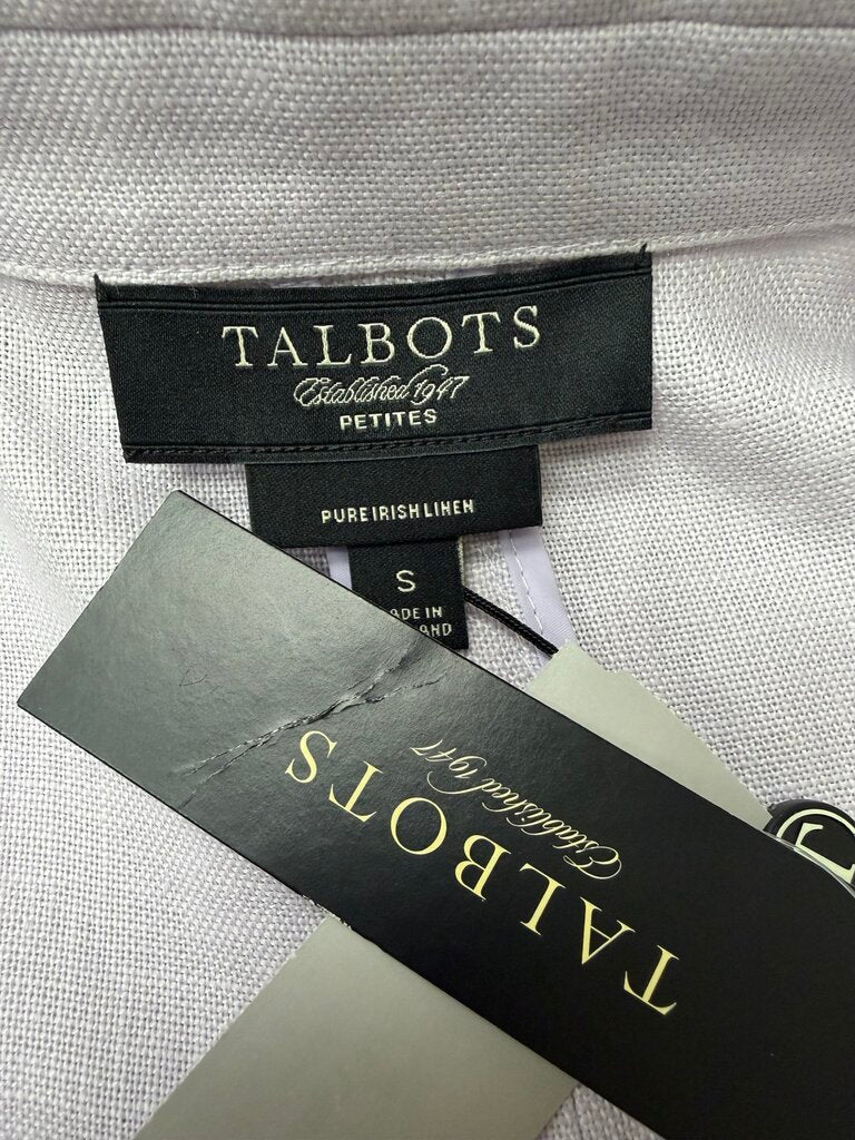NWT Talbots Lilac Irish Linen Jacket
