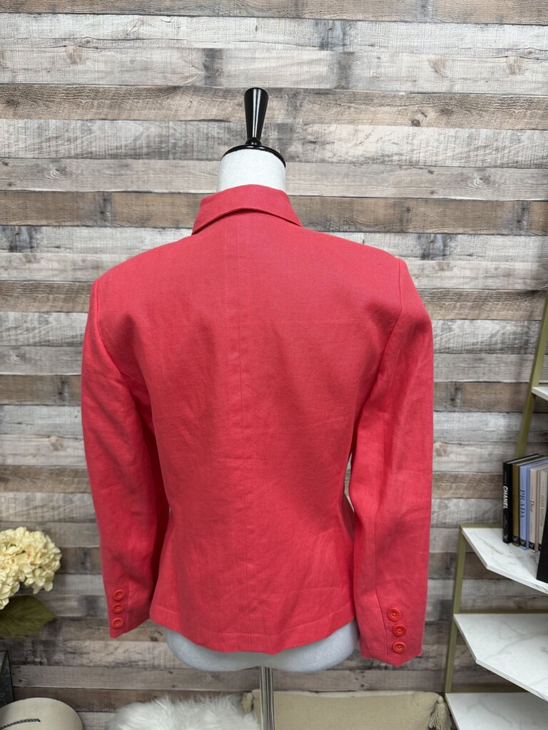 Talbot's Irish Linen Pink/Red Blazer