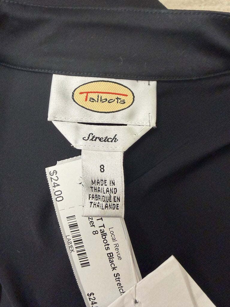 NWT Talbots Black Stretch Blazer