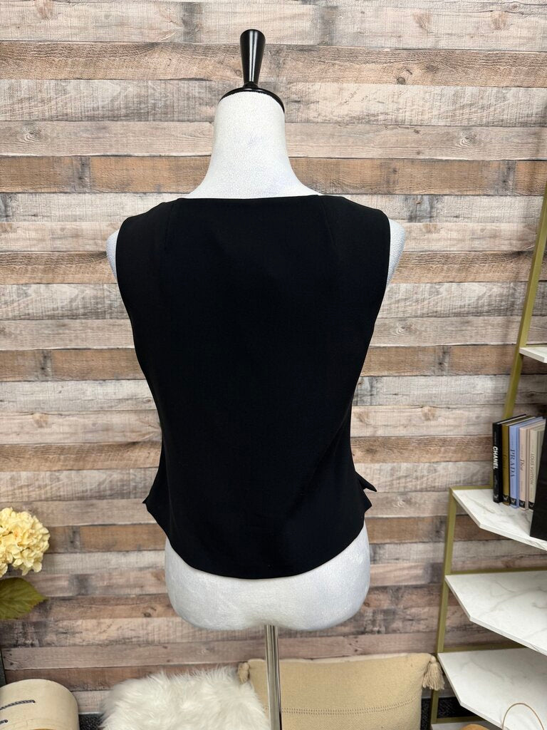 Talbots Sleeveless Fitted Zip Side Top