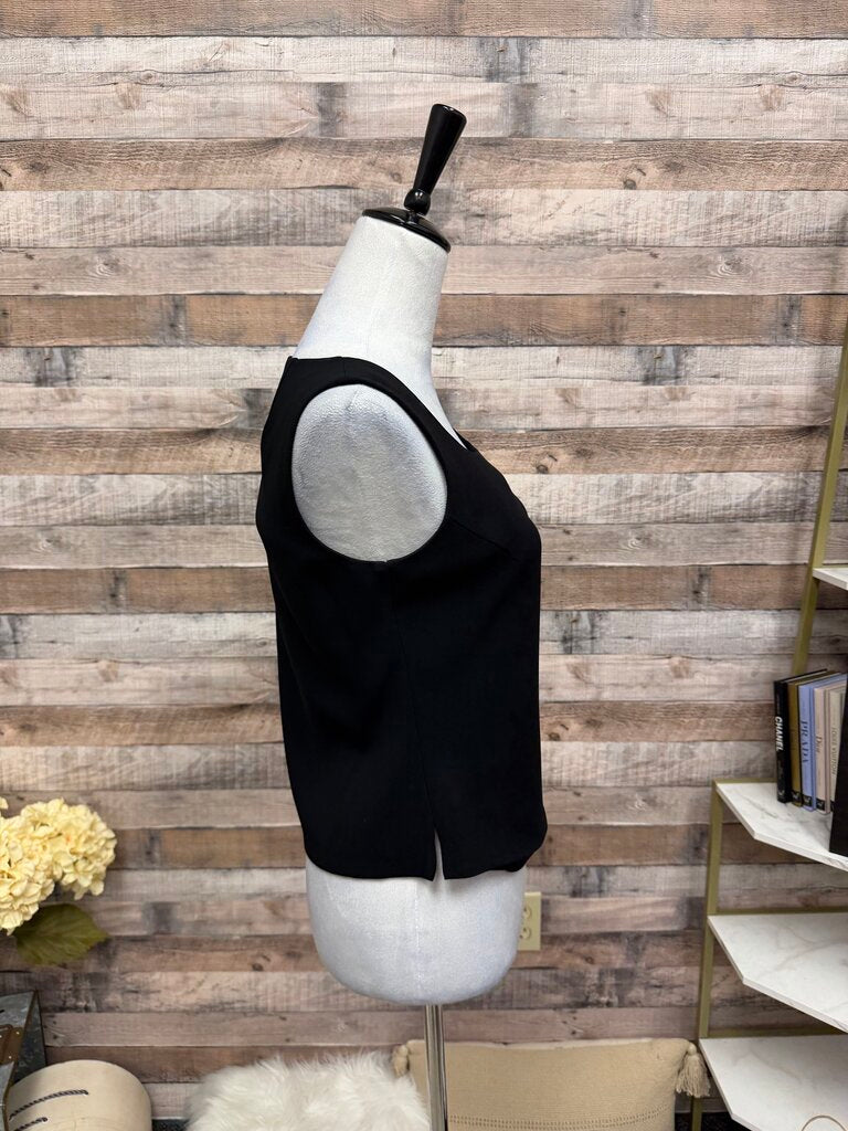 Talbots Sleeveless Fitted Zip Side Top