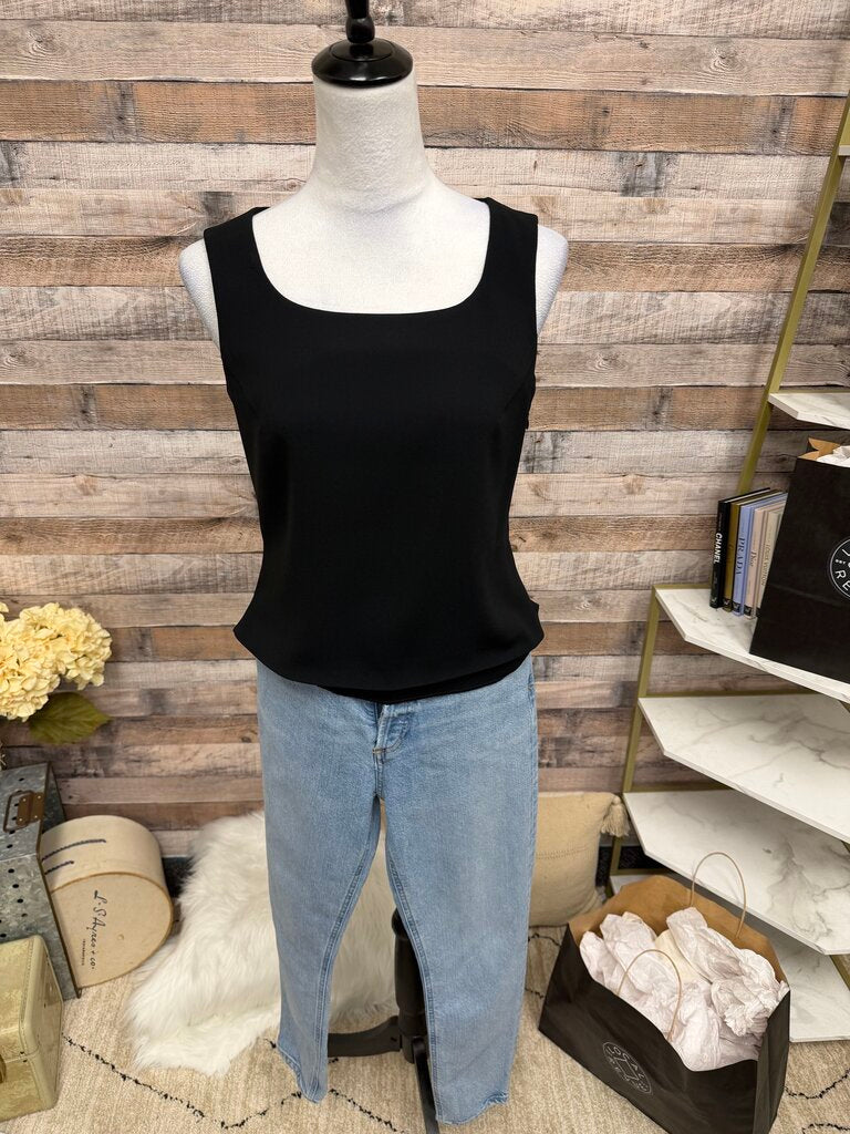 Talbots Sleeveless Fitted Zip Side Top