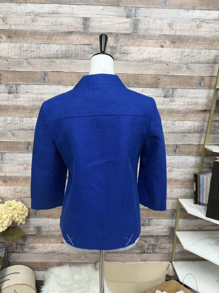 NWT Talbots Royal Blue 3/4 Sleeve Blazer