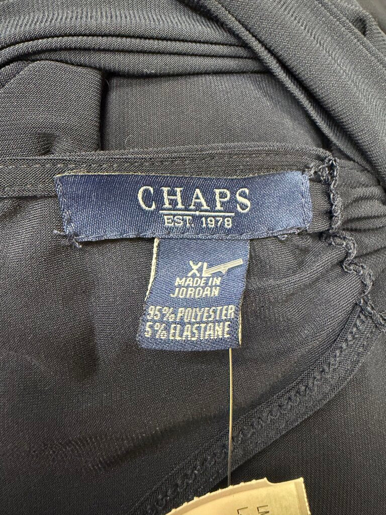 Chaps Black Tank Top XL