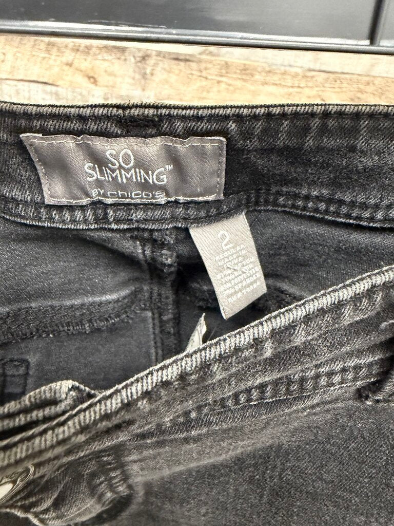 Chico's Black Skinny Jeans L
