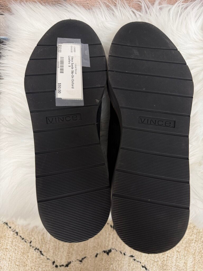 Vince Suede Slip-On Oxford Loafers