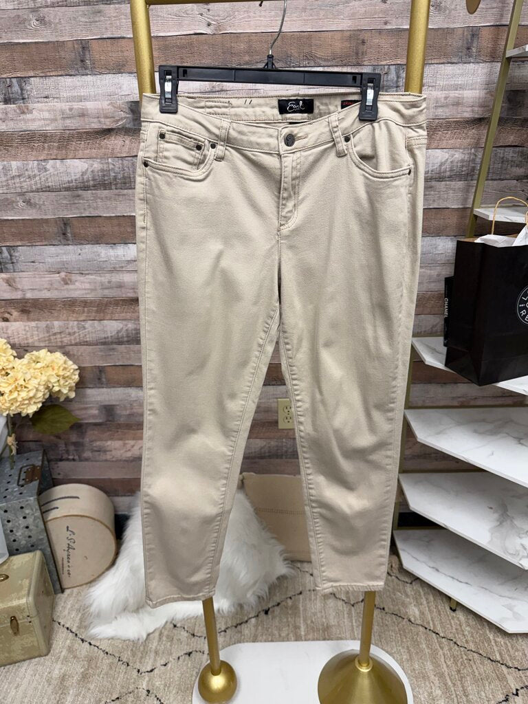Earl Slim Fit Khaki Denim