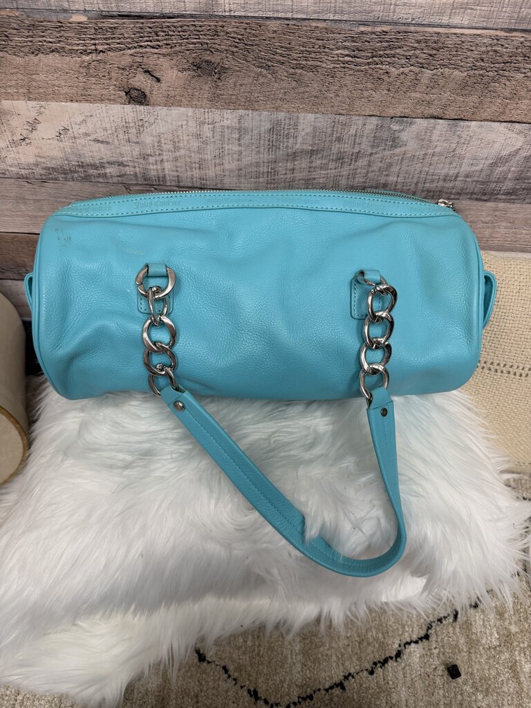 Juicy Couture Teal Leather Shoulder Bag