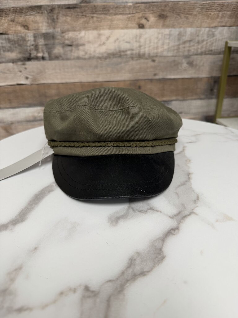 Peter Grimm Olive Green Newsboy Cap