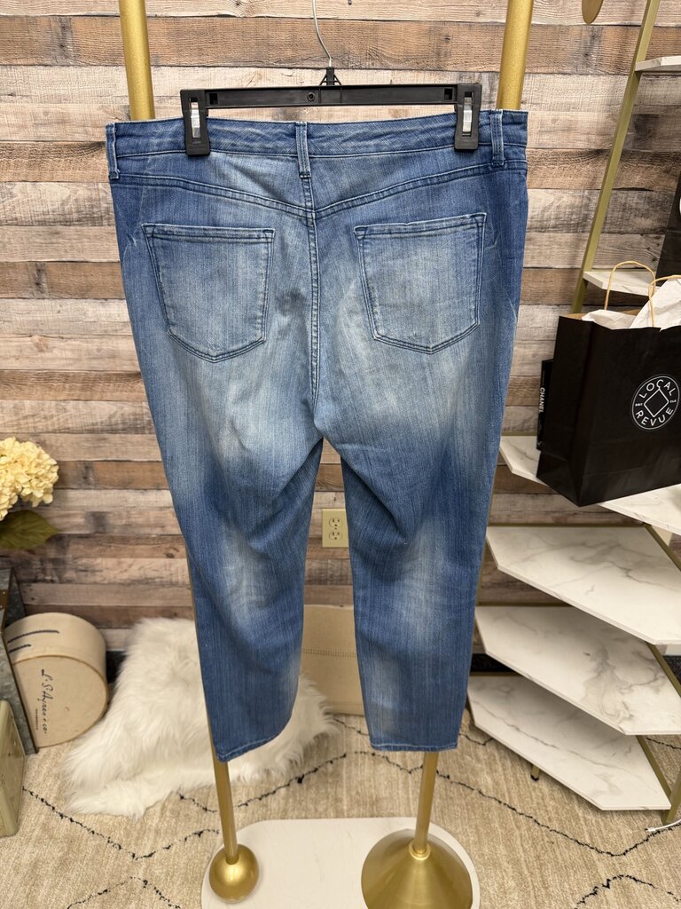 Nine West Straight Leg Light Wash