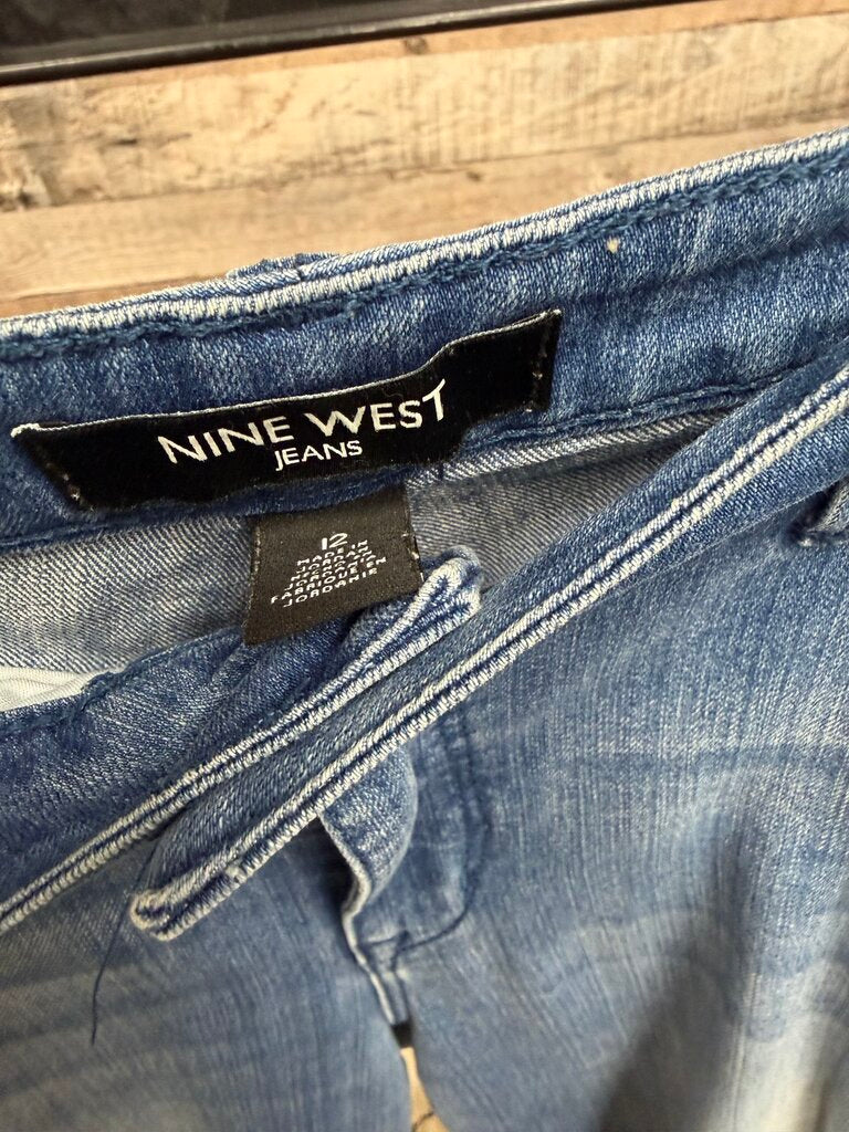 Nine West Straight Leg Light Wash