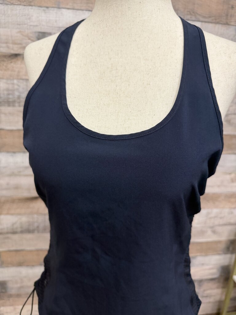 Athleta Navy Racerback Cinch Tank