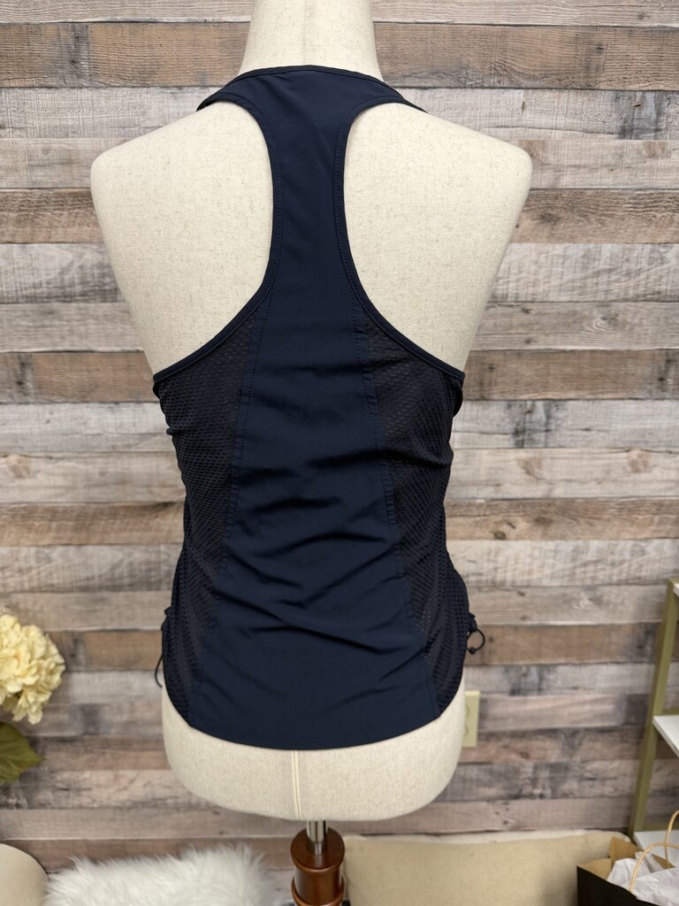 Athleta Navy Racerback Cinch Tank