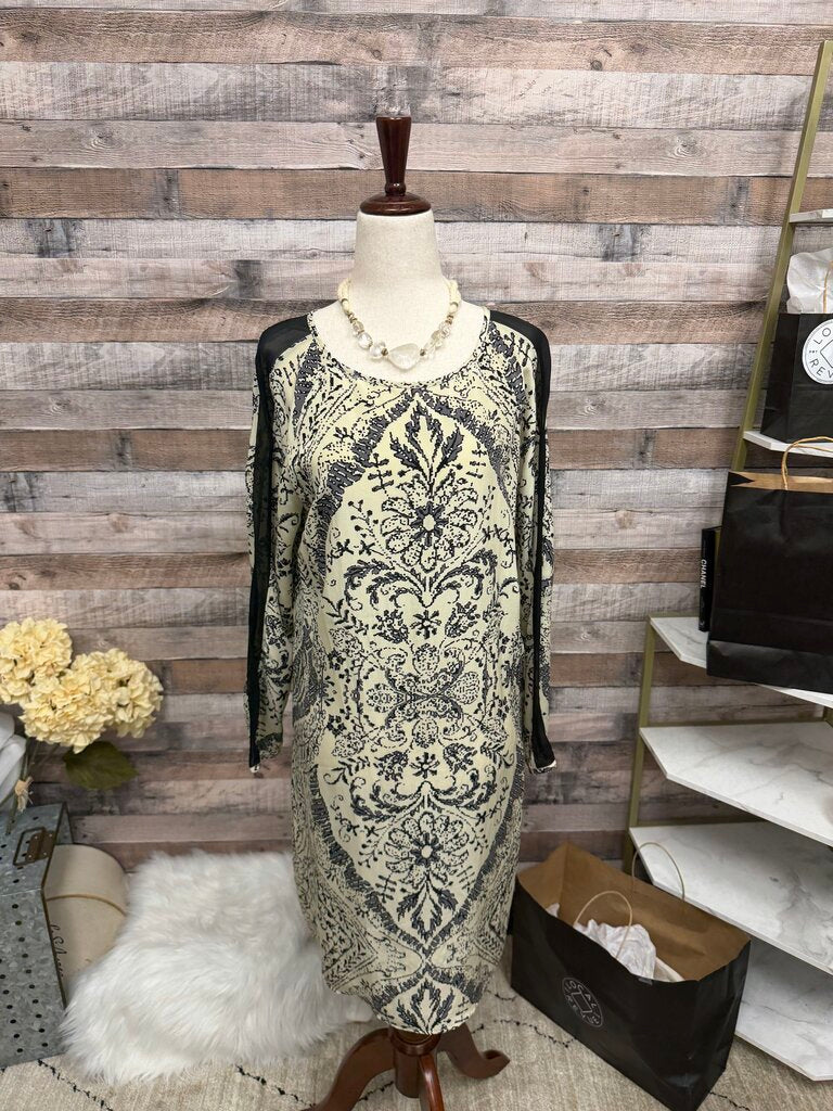 Graham & Spencer Paisley Damask Print Top L
