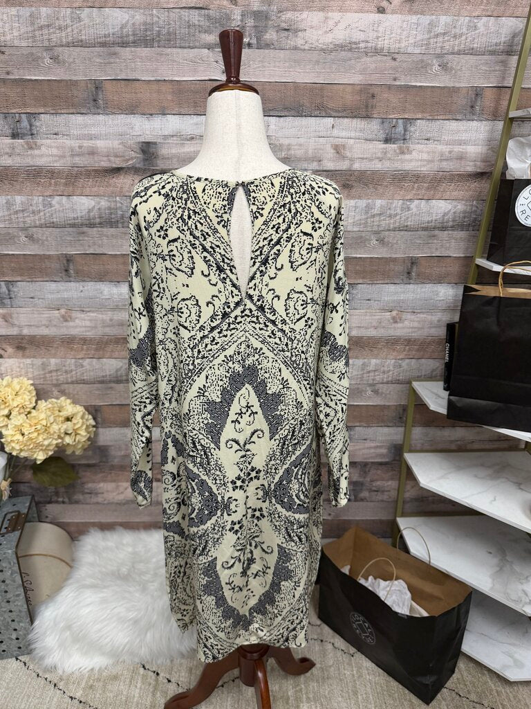 Graham & Spencer Paisley Damask Print Top L