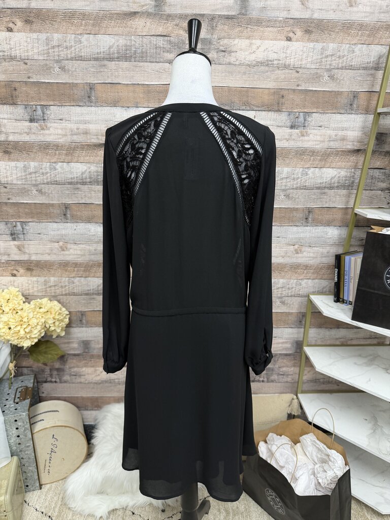 Heartloom Black Lace Detail Dress M