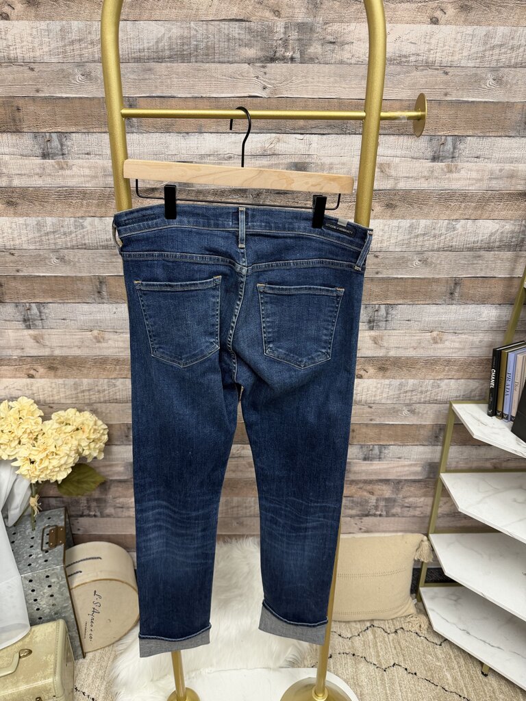Citizens Of Humanity Dark Wash Skinny/Straight Leg Jeans 30