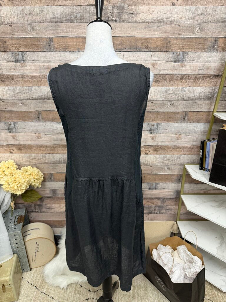 CP Shades Black Sleeveless Shift Dress M